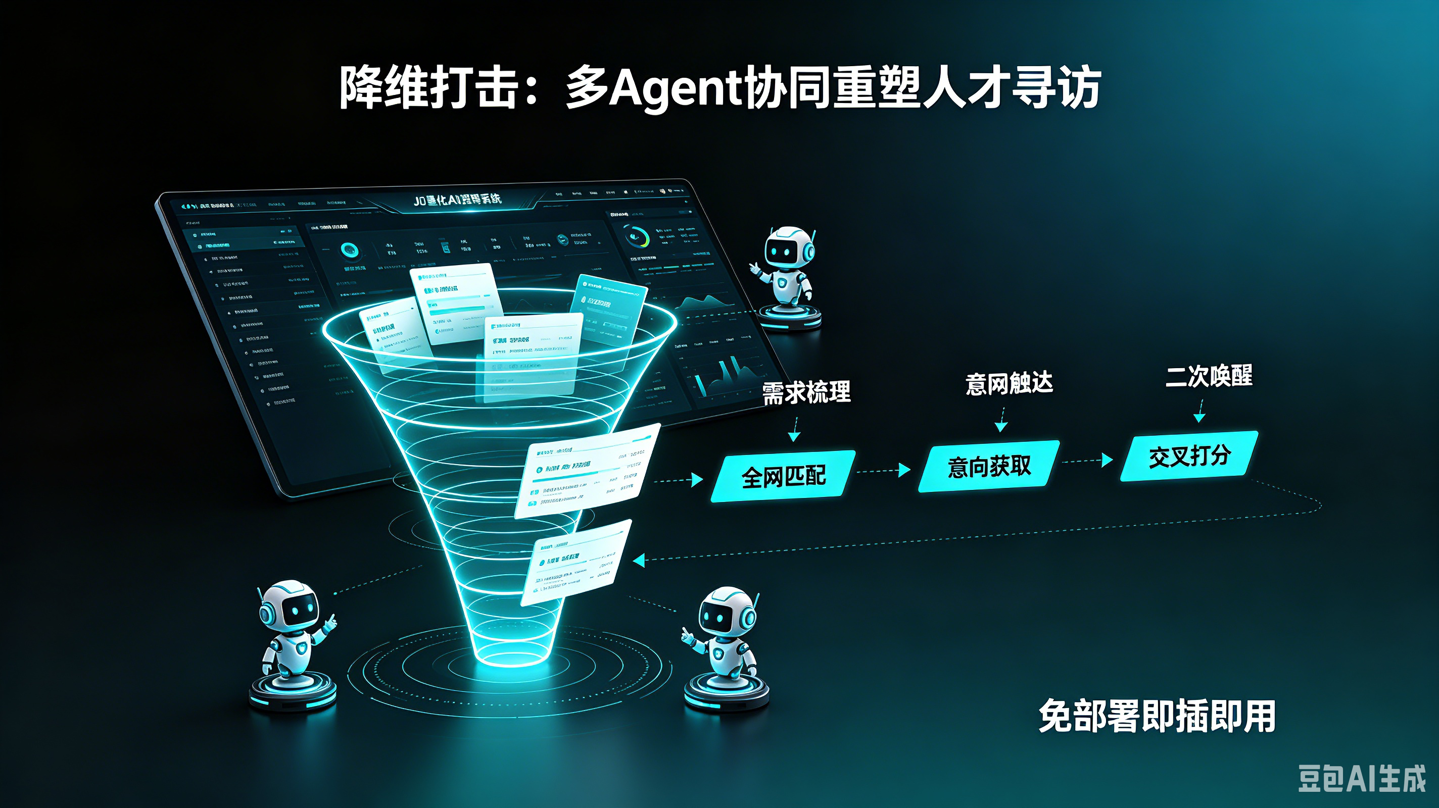 2026轻量化AI招聘技术突破：多Agent协同如何重塑人才寻访