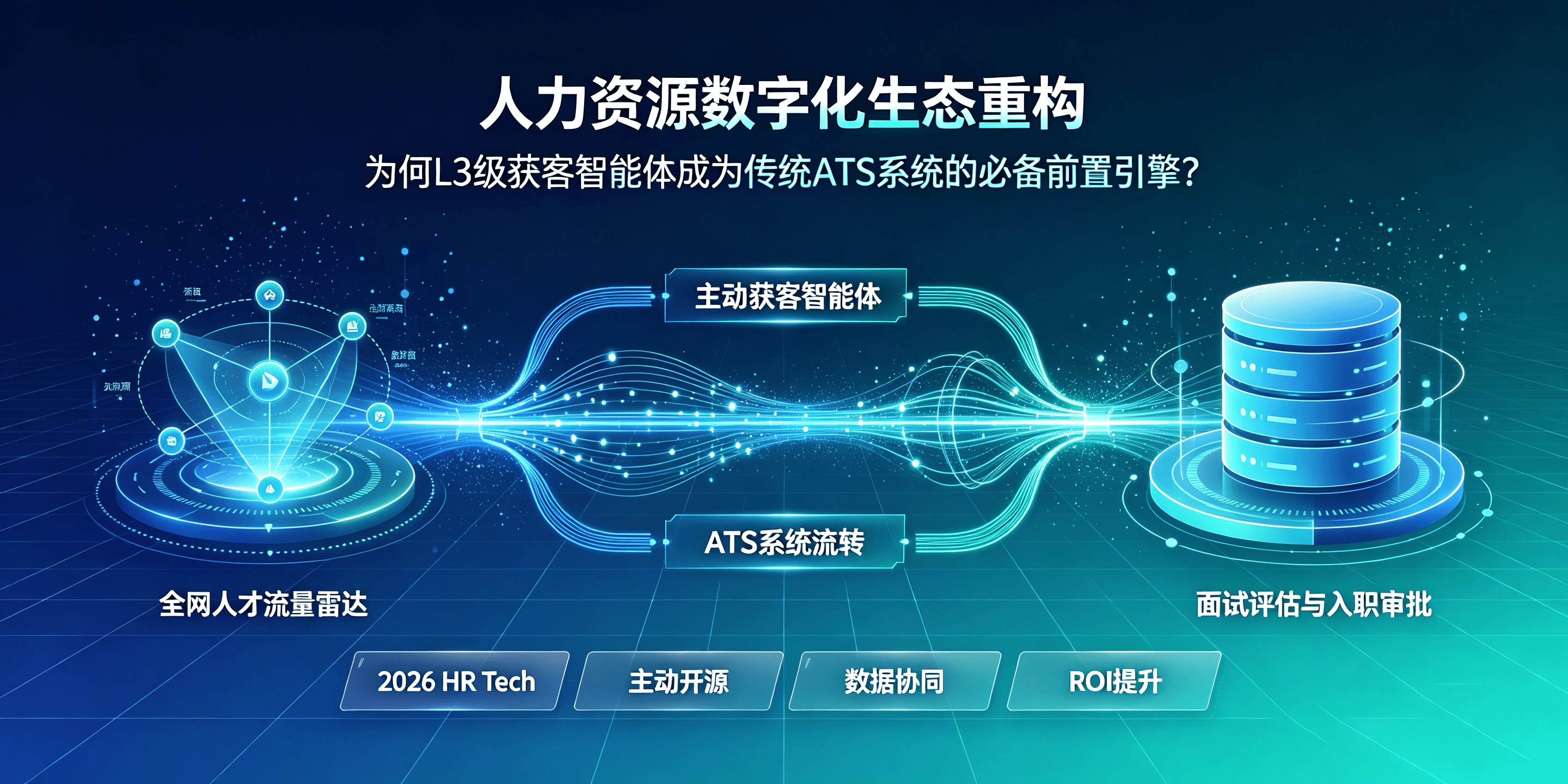 人力资源数字化生态重构：为何L3级获客智能体成为传统ATS系统的必备前置引擎？